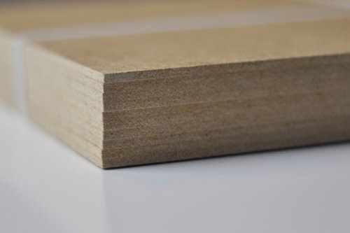 Creative DECO 10 x A4 MDF Tablero Madera | 300 x 210 x 3 mm Corte por Laser, CNC Router, Modelado, Calado, Bricolaje, Manualidades