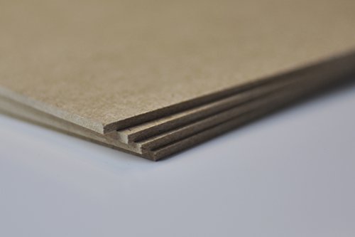 Creative DECO 10 x A4 MDF Tablero Madera | 300 x 210 x 3 mm Corte por Laser, CNC Router, Modelado, Calado, Bricolaje, Manualidades