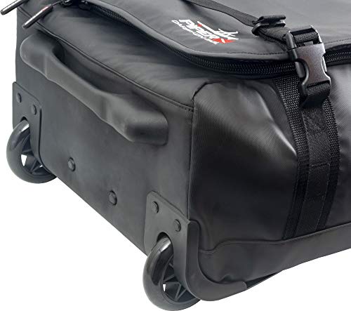 Cressi Piper Bag Trolley de Viaje Ultraligero, Unisex-Adult, Black, 50 L