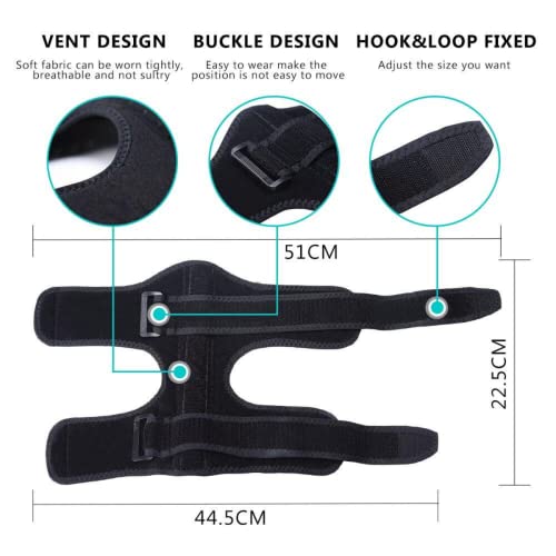 Crethink Férula nocturna de fascitis plantar, férulas nocturnas ajustables para alivio de la fascitis plantar, dolor de tobillo en el pie, dolor de talón, soporte de tendinitis de Aquiles