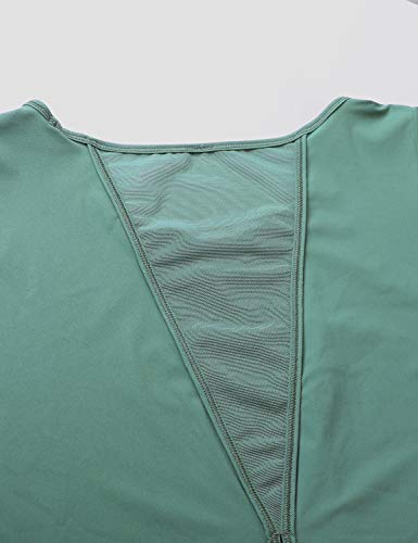 CRZ YOGA Camiseta Deportiva de Tirantes Prendas Deportivas para Mujer de Fitness Espalda Abierta Enebro 46