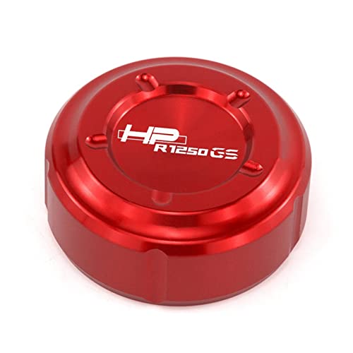Cubierta del depósito para B-M-W R1250 GS HP R 1250 GSA Adventure HP R1250GSA -2021 Accesorios de Motocicleta Tapa Protectora de depósito de líquido de Aceite de Freno Trasero (Color : Rojo)