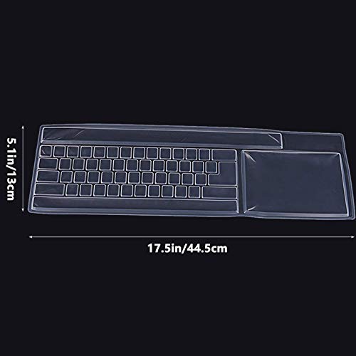 Cubierta Para Teclado De Computadora Protector De Teclado Impermeable Protector De Teclado Universal Para Computadora,Cubierta Protectora Ultrafina,Impermeable Y A Prueba De Polvo,Transparente 1 Pieza