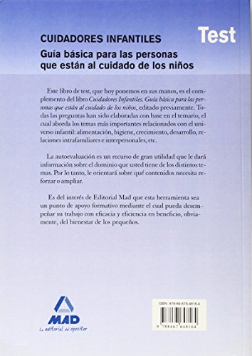 Cuidadores Infantiles. Guía Básica Para Las Personas Que Están Al Cuidado De Los Niños. Test