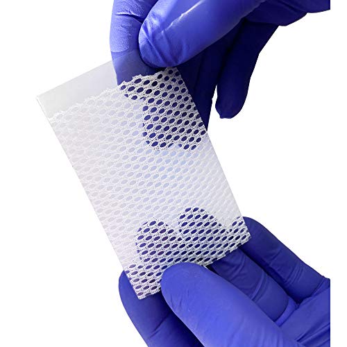 Cutiderm - Juego de 10 capas de contacto de silicona para heridas, 50 mm x 75 mm para desgarros de la piel, cicatrices, heridas quirúrgicas, úlceras y quemaduras