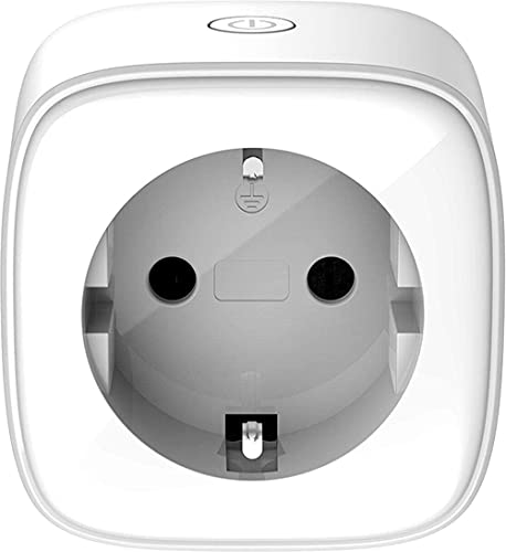 D-Link DSP-W218 Enchufe Inteligente Wi-Fi con Control de Consumo eléctrico, Mini, Funciona con Amazon Alexa (Echo y Echo Dot), Google Home, Control Remoto de Encendido y Apagado Mediante App Gratuita