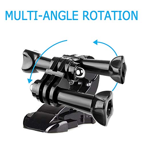 Dadabig 2 Conjuntos de 3 Vías Brazo de Pivote 3 Vías Brazo Pivote de Extensión Montaje de Juntas Rectas con Tornillos Largos y Cortos para Gopro Hero6/5/4/3/2/1,Negro