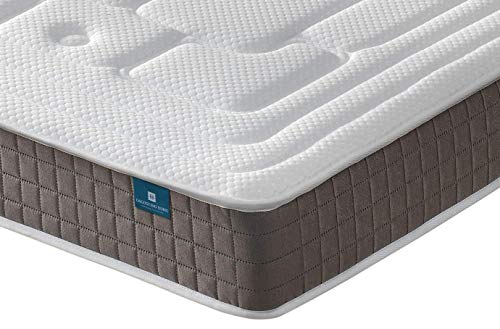 DAGOSTINO HOME BOUTIQUE COLLECTION Colchón Paris, 90x190x22 cm.Viscoelástico & Latex Alta resiliencia y Recuperacion, Soporte, Gama Prestige, Reversible, Grosor 22 cm +/- 3 cm.