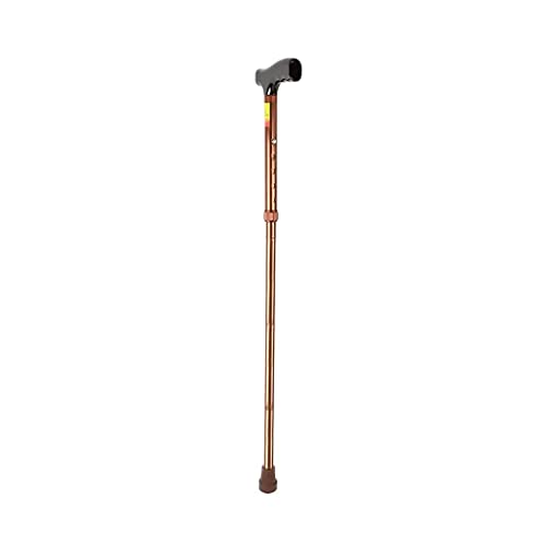 DBOATB Bastón Plegable, muleta telescópica Antideslizante para Hombre Mayor, bastón para Caminar de aleación de Aluminio Duradero Ligero para Hombre