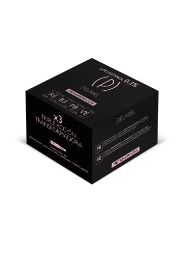 Delapiel Metamorfosis Retinol 0,3% - Esta Fórmula Transforma, Unifica, Equilibra Y Calma La Piel -15 Ampollas