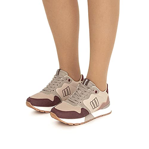 Deportivas Mujer MTNG | Deportivas JOGGO 69441 | MTNG Mujer | Deportivas Casual | Cierre con Cordones | 49697 | Beige | 38