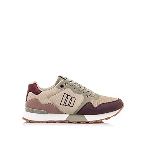 Deportivas Mujer MTNG | Deportivas JOGGO 69441 | MTNG Mujer | Deportivas Casual | Cierre con Cordones | 49697 | Beige | 38