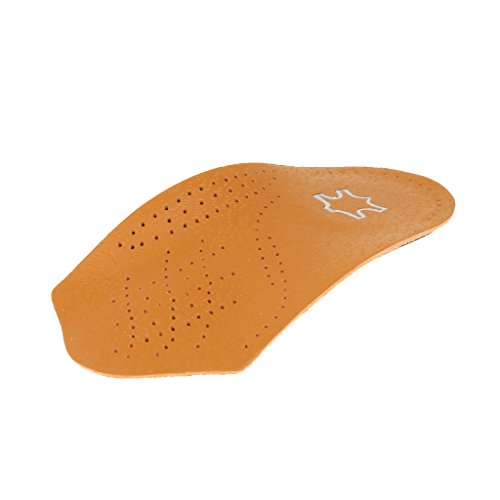 Desconocido 3/4 Plantillas Soporte Corrector Para Arco Unisex Ortopédicas Pie Plano Valgo - Beige, XL