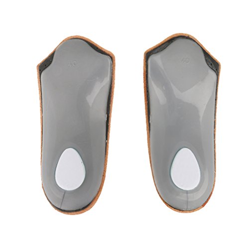 Desconocido 3/4 Plantillas Soporte Corrector Para Arco Unisex Ortopédicas Pie Plano Valgo - Beige, XL