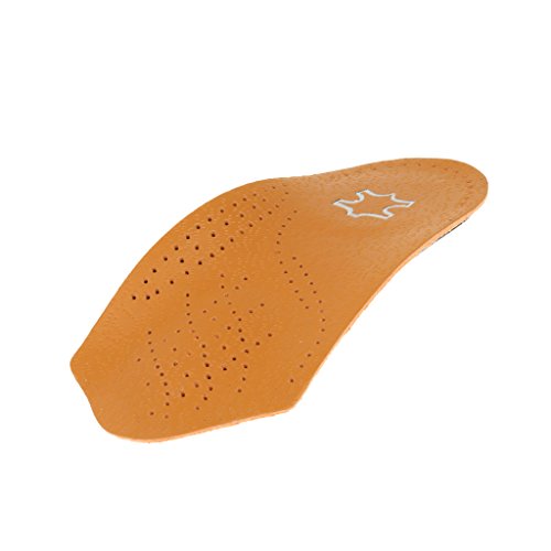 Desconocido 3/4 Plantillas Soporte Corrector Para Arco Unisex Ortopédicas Pie Plano Valgo - Beige, XL