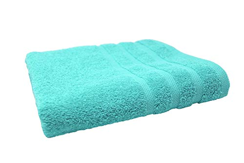 DH DHestia - Toallas de Baño Grandes 100% Algodón Cardado Calidad 500 gr Suaves (Sábana 100x150 cm, Turquesa)