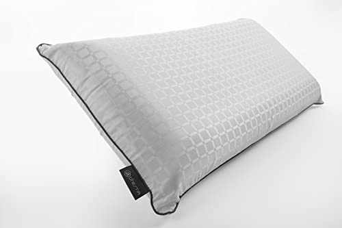 Dhestia - Almohada Viscoelástica Núcleo Carbono y Funda Satén ViscoLux (Almohada 120 cm)
