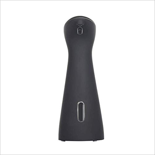 Dispensador automático de jabón de 6.7oz/200 ml automático con sensor inteligente de inducción sin contacto dispensador de lavado de manos para cocina y baño (negro)