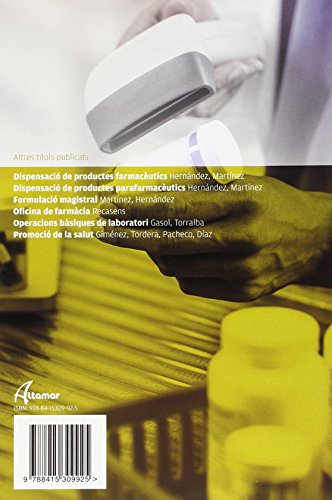 DISPOSICIÓ I VENDA DE PRODUCTES (CFGM FARMACIA I PARAFARMACIA)