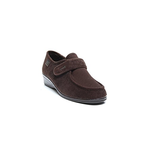 Doctor Cutillas 771 - Zapato Velcro Licra Marrón mujer, color marr?n, talla 39