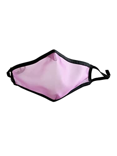 Domos Mascarilla Transparente Reutilizable. UNE0065 CWA17533 Fabricada en España (Talla L, Morado)