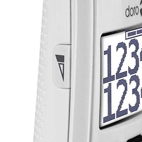 Doro PhoneEasy 110 Teléfono Inalámbrico DECT para Personas Mayores con Teclas Grandes Parlantes, Función de Llamada Interna y Audio Amplificado [Versión Española y Portuguesa] (X 1 / Negro)