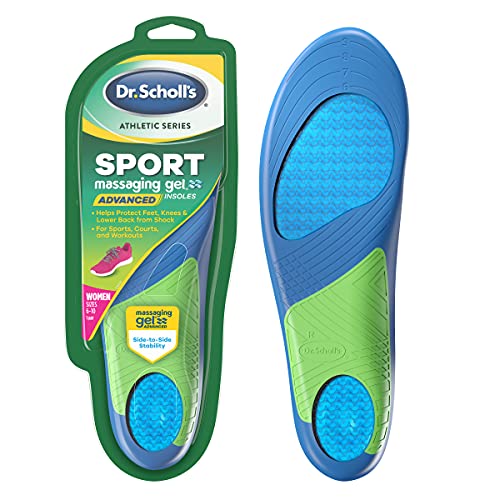 Dr. Scholl's Athletic Series - Plantillas deportivas para hombre, 1 par, talla 8-14