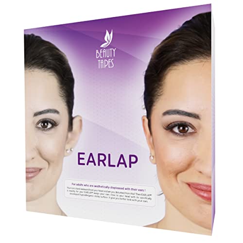 EARLAP Cosmetic Ear Corrector - Resuelve el problema de las orejas grandes - Correctores estéticos para orejas prominentes - Correctores de orejas sobresalientes, sin cirugía Contiene 20 correctores