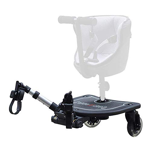 Easy X Rider - Patinete caer25-1108 para coche de paseo negro