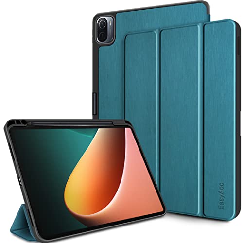 EasyAcc Funda Compatible con Xiaomi Pad 5/Xiaomi Pad 5 Pro 11" 2021,Estuche PU Ultra Delgado Premium con Función de Apagado Automático Compatible con Xiaomi Pad 5/Xiaomi Pad 5 Pro 11",Azul eléctrico