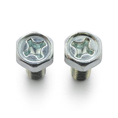 Easyboost 2 Tuercas y Tornillos para Batería para Moto Scooter AM6 Derbi Maxiscooter Tuerca Rectangular