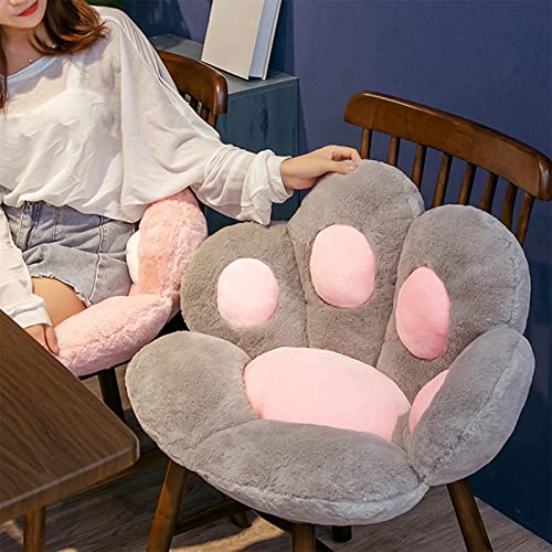 El cojín de la Silla de la Oficina del sofá Perezoso de la Forma de la Pata del Gato para el sofá casero del niño Alivia el Dolor de Espalda y del coxis