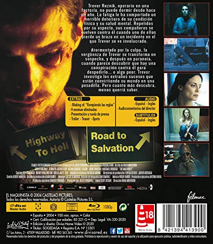 El Maquinista - El hombre sin sueño [Blu-ray]