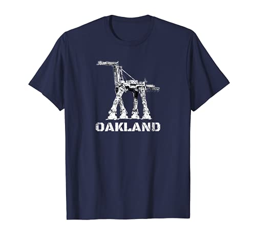 El robot de la grúa de la ciudad - Oakland California Camiseta