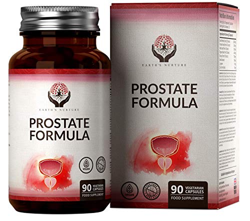 EN Formula para la Prostata Capsulas 90 Veganas | 8 Ingredientes Activos: Saw Palmetto, Hoja de Ortiga, Semilla de Calabaza y Zinc | Serenoa Repens para Apoyar la Salud de los Hombres | Sin OGM