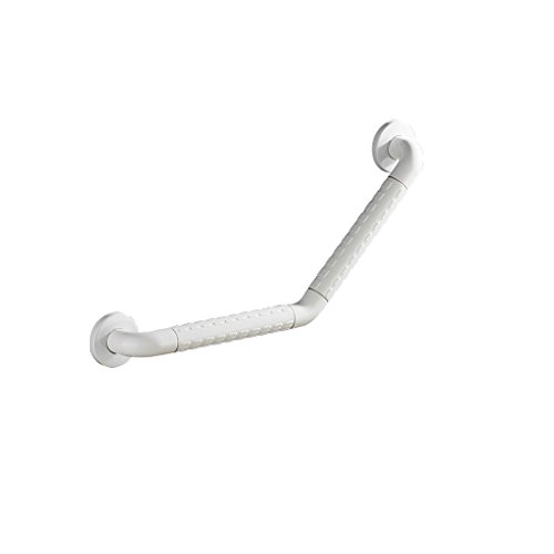 Everyday Home 135 ° Cuarto de baño Apoyabrazos Old Man Seguridad Pasillo Pasos Bañera Inodoro Personas con Discapacidad Accesibilidad Barandilla (Color : Blanco, Tamaño : 30cm)