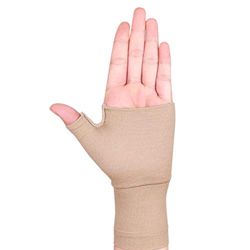 EXCEART 1 par Muñeca Soporte para El Pulgar Manga Artritis Guantes de Compresión sin Dedos Muñequera Deportiva para Artritis Terapia Del Túnel Carpiano Alivio Del Dolor de Muñeca Efecto