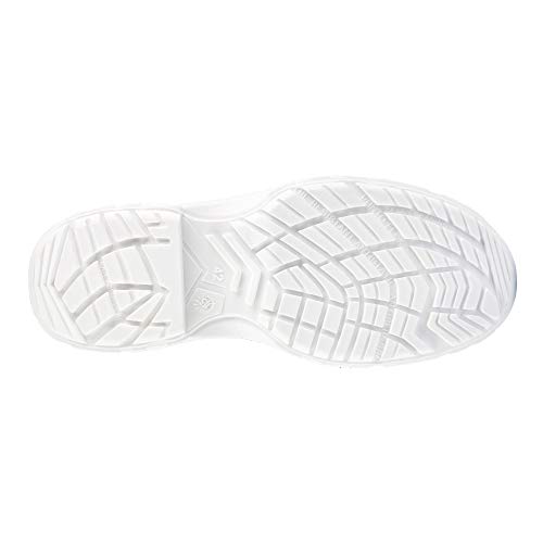 Exena Calzado de seguridad S2 con cordones, color blanco, con puntera protectora para alimentos, gastronomía, color Blanco, talla 36 EU