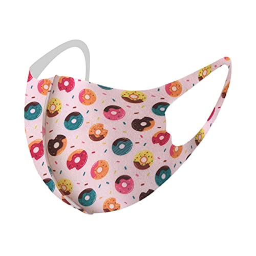 FACAIAFALO 10 Piezas Unisex Niños Desechables Infantil 5 Capa de Filtro de Elásticos 0-4 años Bufanda Universal Elástico Earloop Neckerchief Bandanas para Aire Libre, Patrón Escuela,Fiesta