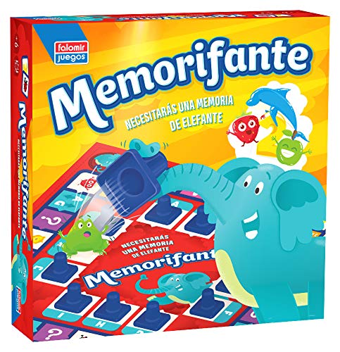 Falomir Memorifante, Juego de Mesa Educativo para fomentar la atención y la Memoria, Multicolor (1)