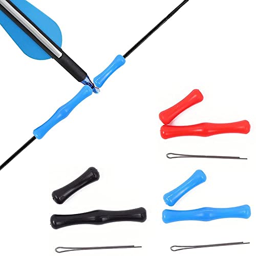 FDDL 3 Piezas Protecciones Tiro con Arco, Arco Tiro Protector Dedos, Tiro con Arco Protector Dedo, Protector Dedos Tiro Arco, Aguja con Herramienta, Adecuado para Principiantes, 3 Colores