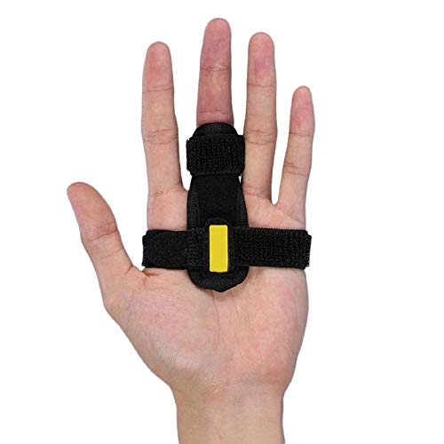 Férula dedo manos pulgar meñique, ajustables soporte abrazadera artritis mazo pequeñas correas aplicar para las manos rigidez y dolor de los dedos, lesiones en las articulaciones, doblada