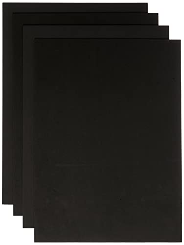 Folia 23590 - goma espuma de 29 x 40 cm, 5 hojas, negro