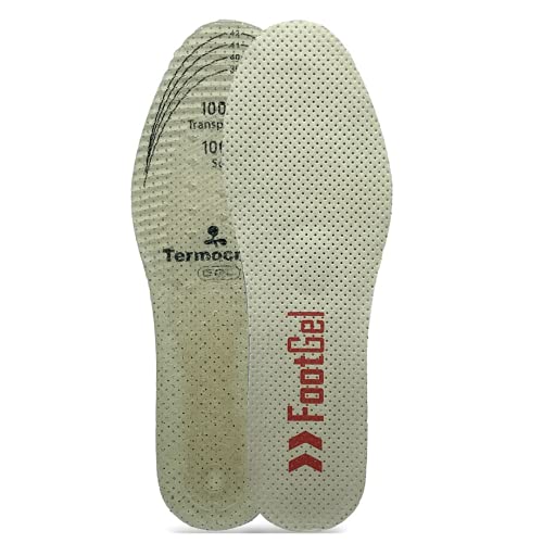 Foot Gel - Plantillas Profesional® especialmente recomendadas para profesionales que deban permanecer mucho tiempo de pie. (Eucalipto, 35-38)
