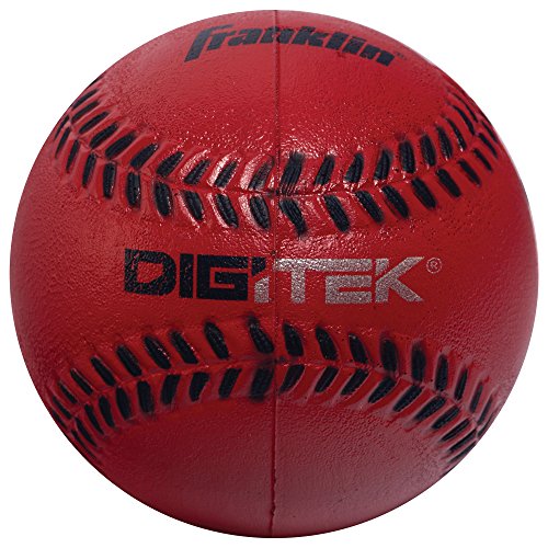 Franklin Deportes 9,5 "RTP Rendimiento Digi Teeball Guante y Pelota – Combo Azul Marino/Rojo para diestros Lanzador