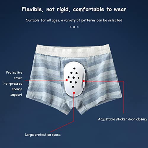 FREGTT Cirugía Genital Acelera Cicatrización Calzoncillos Ropa Interior De Protección Especial para Hombres,C,XL