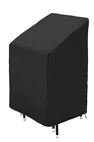 GardenMate Funda Protectora de poliéster Oxford para sillas de jardín 65 x 65 x 80/120 cm | Color Antracita | Tejido de poliéster Oxford de 220 g/m2