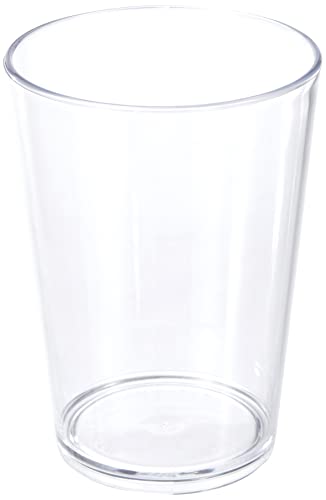 Garnet Akua - Vaso reutilizable de 6 unidades, apto para lavavajillas- 25 cantos / 20 cl a servicio-Made in Italy, plástico