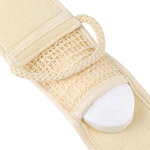 GCOA 3PCS Loofah Esponjas Loofah Esponja Espalda Scrubber Pad Exfoliante Corporal Set para baño y Ducha