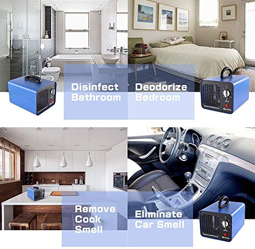 Generador de Ozono 10,000mg/h,Purificador de Aire Desodorizador de Ozono, para Eliminaciónn de Olor y Desinfección, Limpia hasta 300㎡